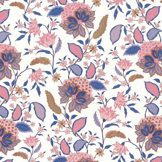 Pink and Purple Flowers Florentine Italian Print Paper ~ Rossi Italy